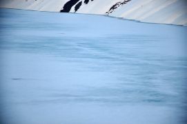Kışın donan barajın buzları hala çözülmedi