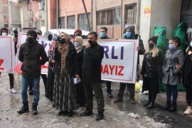 HDP İl Binası önünde “Evlat Nöbeti” 4”üncü haftasında